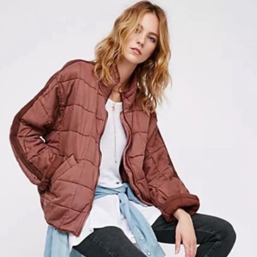 Free people dolman quilted  jacket